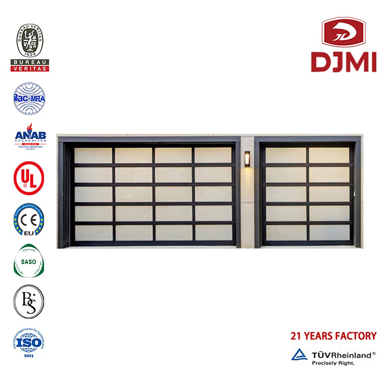 Professional Electric Aluminium Roller Double Door Residential Garage Doors New Design Double Layer Slat Aluminium Roller Metal Building Garagen Türen Sectional Door Brand New Factory Preis Aluminium Roller Home Overhead Garage