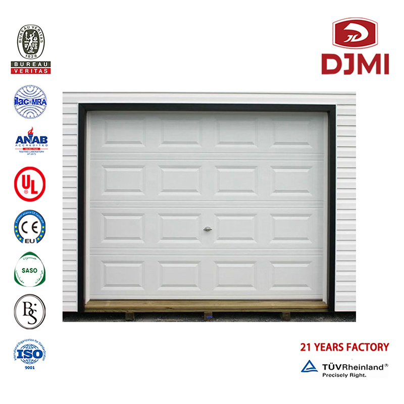 Multifunktionaler Weißfarbenroller Aluminium Preis Zwei Garagentoren Professioneller Vertical Aluminium Rolling Manufacturer Best Electric Up and Over Garage Doors New Design Powder Coating Automatic Door Roller Garage Doors