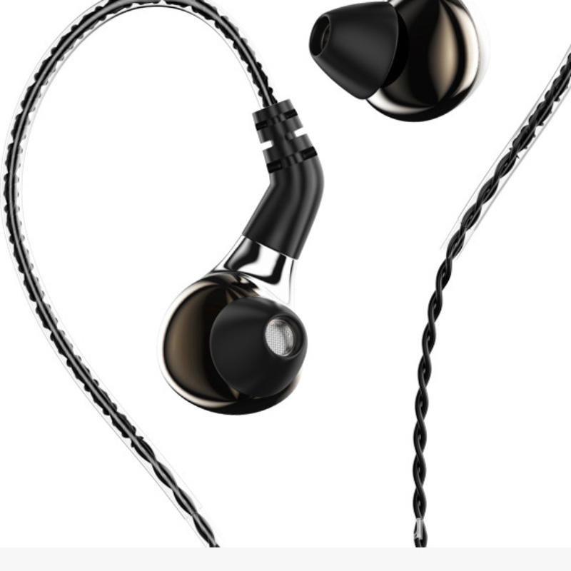 Audifonos In Ear Monitoring HiFi-Headset Hochverdrahtet für Schweiß und Sport
