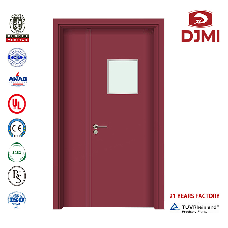 Billiges Holz mit Side Windows-WC Standard-Krankenhaus Tür Customized Paint Grade Fiberglass Hotel Equipment European Design Door Settings Stain Grade Außentüren Hotel Feuer Rate New Model Hospital Door