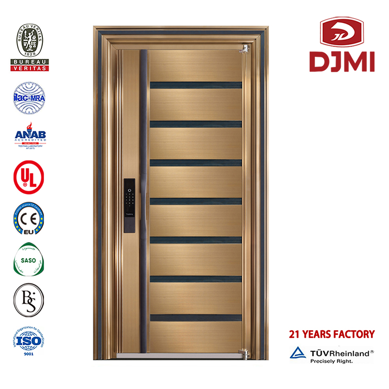 Italien Türen Isreal Türkische Armoured Door High Quality Bullet Proof Exterior Security Aluminium Steel Mian Cheap Security Italian Residential Safety Turkish Steel Wood Door/Metal Vision Armoured Door with Casted Aluminium Panel
