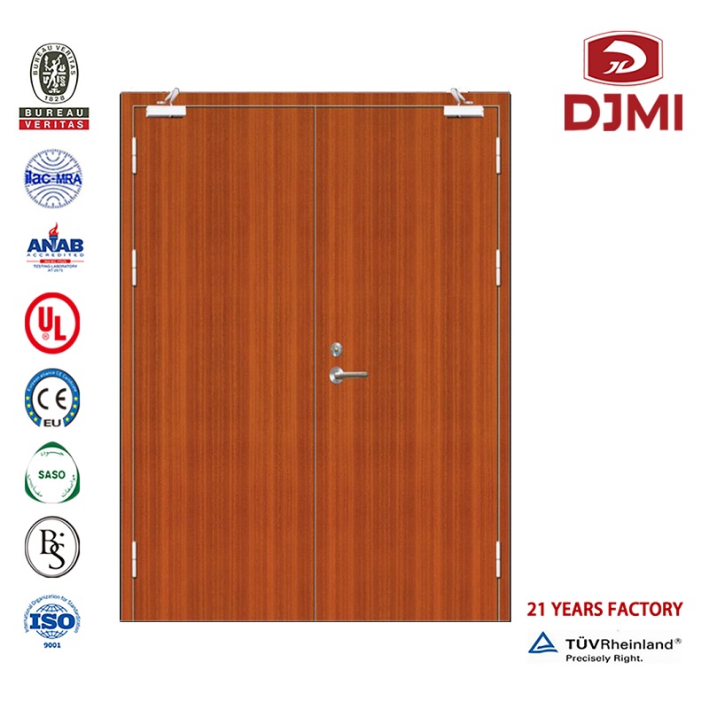 Customized 30 60 90 Minuten Rated Designs Hotel Holz Lack Feuertor Neue Einstellungen Uns Certificated Wooden Hotel Door 90 Min Fire Rate Chinese Factory Wooden Hotel Guest Rm Fire Rate Rate Door Ul Firedoor