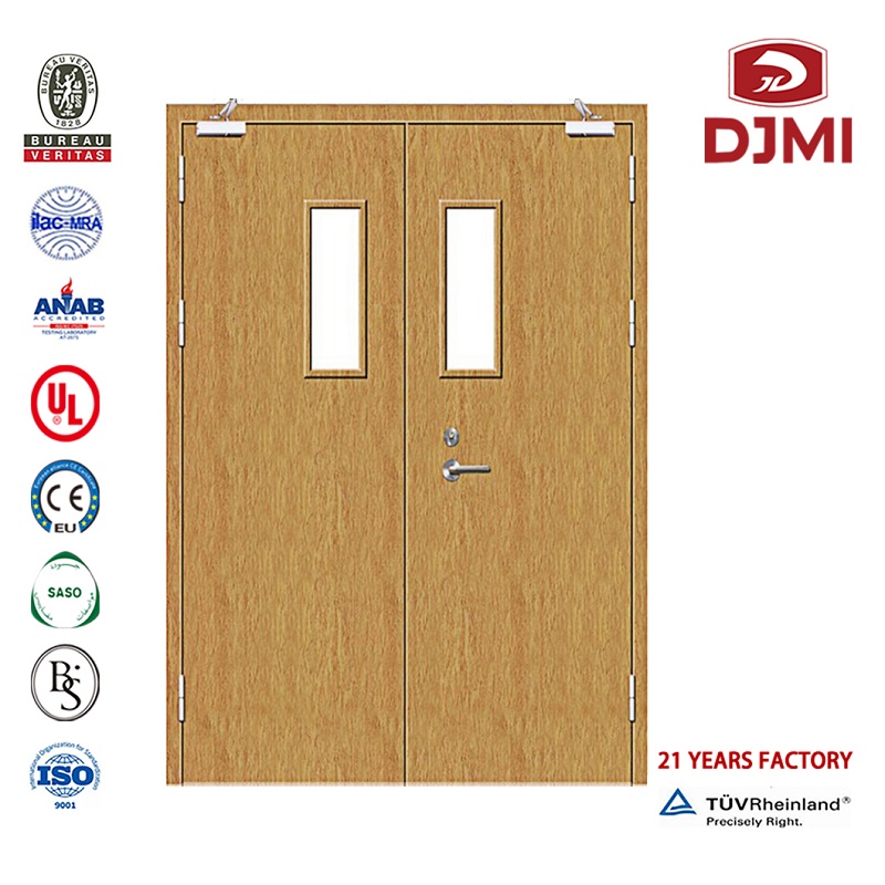 Chinese Factory Hotel Apartment Fireproof Veneer Wood Design Fire Proof Wood Doors Customized 30 60 90 Minutes Rate Designs Hotel Wood Lack Fire Door New Settings Us Certificated Wooden Hotel Door 90 Min Fire Rate