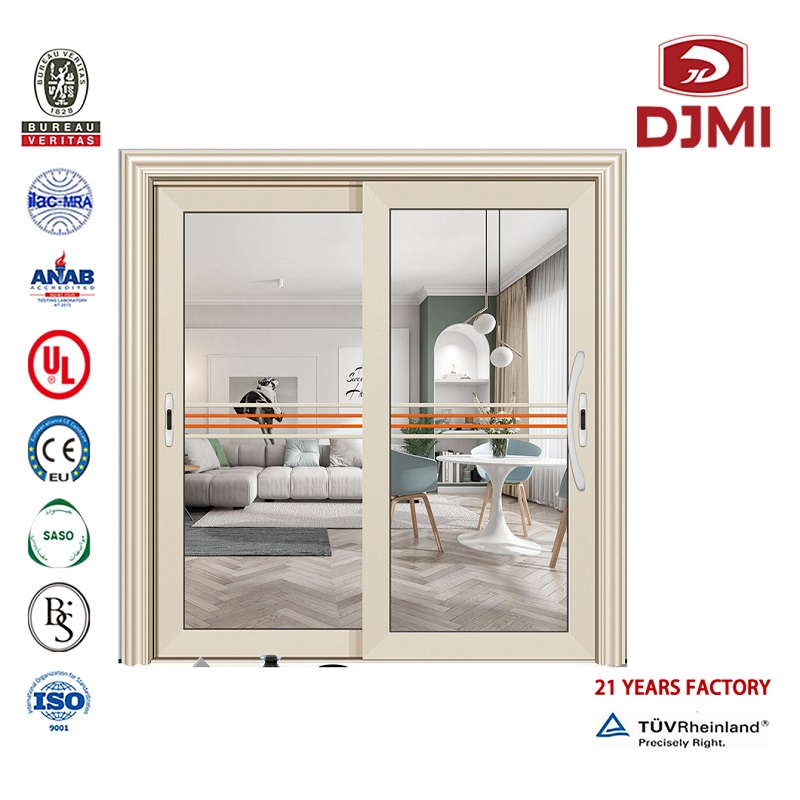 Glass Aluminium Slide Door Professional Exterior Sliding Door Limit Switch American Factory Outlet Aluminium Doors And Windows New Design Commercial Swing Aluminium Sliding Door with Wooden Grain Color Factory Outlet Aluminium Doors And ...