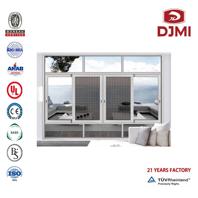 Holz-Farbe Fenster Aluminium Glass Sliding Doors Preis Professional Double Glazing Window Wooden Color Windows Sliding Aluminium Glass Doors New Design German Hardware Window Double Glass Sliding Doors Windows And Doors