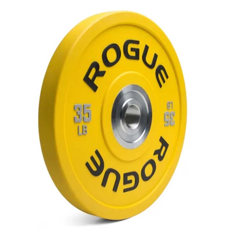 Color Bumper Plate Solid Rubber with Steel Insert