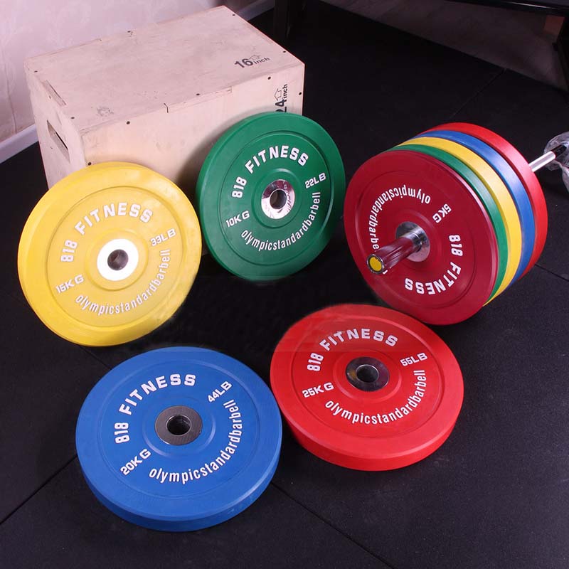 Führer Hantelscheiben verkaufen Well Weight Barbell Plate für Gym Fitness Fitness Gym Hantelträger Gummi