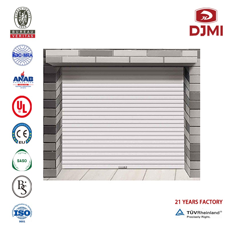 Hot Selling Automatic Overhead Sectional Pu Doors Steel Garage Door Customize Steel Overhead Sectional Garage Doors for Sale Multifunktional Automatically Door Panels Electric Garage Doors