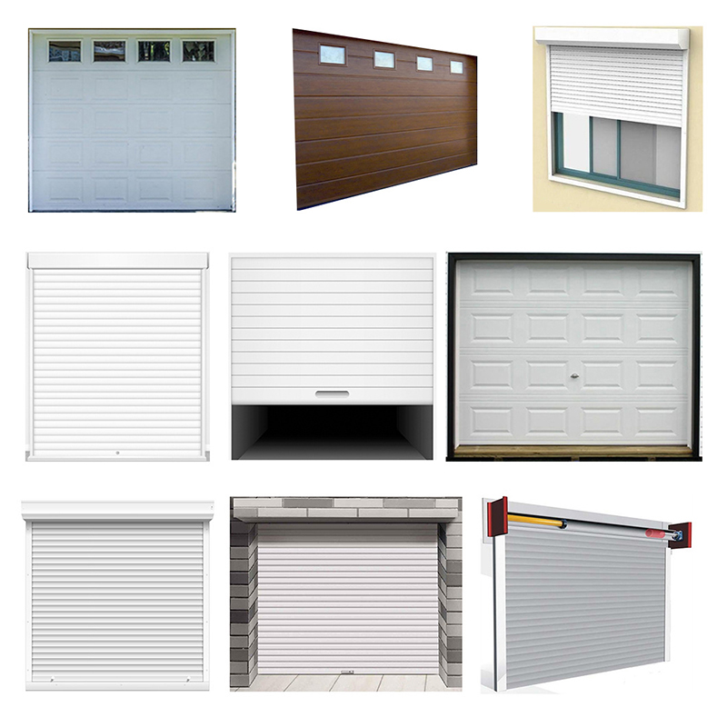 Multifunktions White Color Standard Aluminium-Oberfläche Garagentor Professional White Overhead Sectional Doors Supplier Black Color Garage Door New Design Overhead Sectional Factory Preis Garagentor