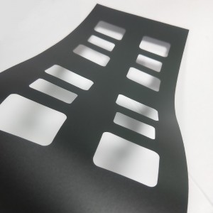 0.175mmPC Isolierblech schwarz Hochtemperatur-beständig Flammschutzmittel Isolierdichtung Bearbeitung kundenspezifischer Hersteller