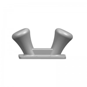 Marine Niere Gusseisen Poller mit individuell lackierter Farbe