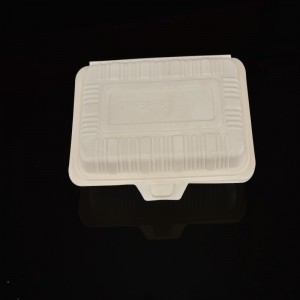 Hochwertige kompostierbare Lunchbox aus Maisstärke