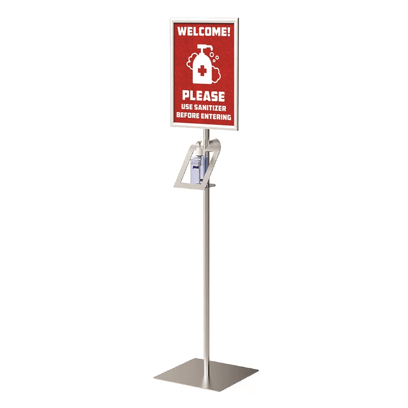 TMJ713 Stehende Hand Sanitizer Dispenserstand mit Holder Portable Hand Sanitisierende Standanzeige