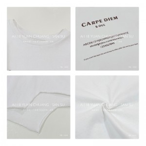 Loose-fitting Design Minimalist Round Collar Stil Stummärmel Stil Casual Solid Farbe Baumwolle und Leinen überdimensioniert 12630 Sweatshirts