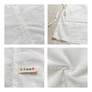 Loose-fitting Design Minimalist Round Collar Stil Stummärmel Stil Casual Solid Farbe Baumwolle und Leinen übergroße kundenspezifische 12638 False Off 160;two-pieces Sweatshirts