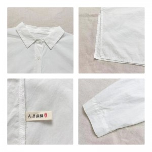 Loose-Fitting Design Minimalist Stylish Casual Solid color Stripped Überprüfte Oversize Custom 17832 Loose Shirt