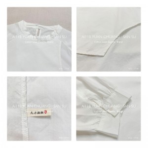 Loose-Fitting Design Minimalist Stylish Casual Solid color Stripped Überprüfte überdimensionierte Custom 17738 Round collar Shirt