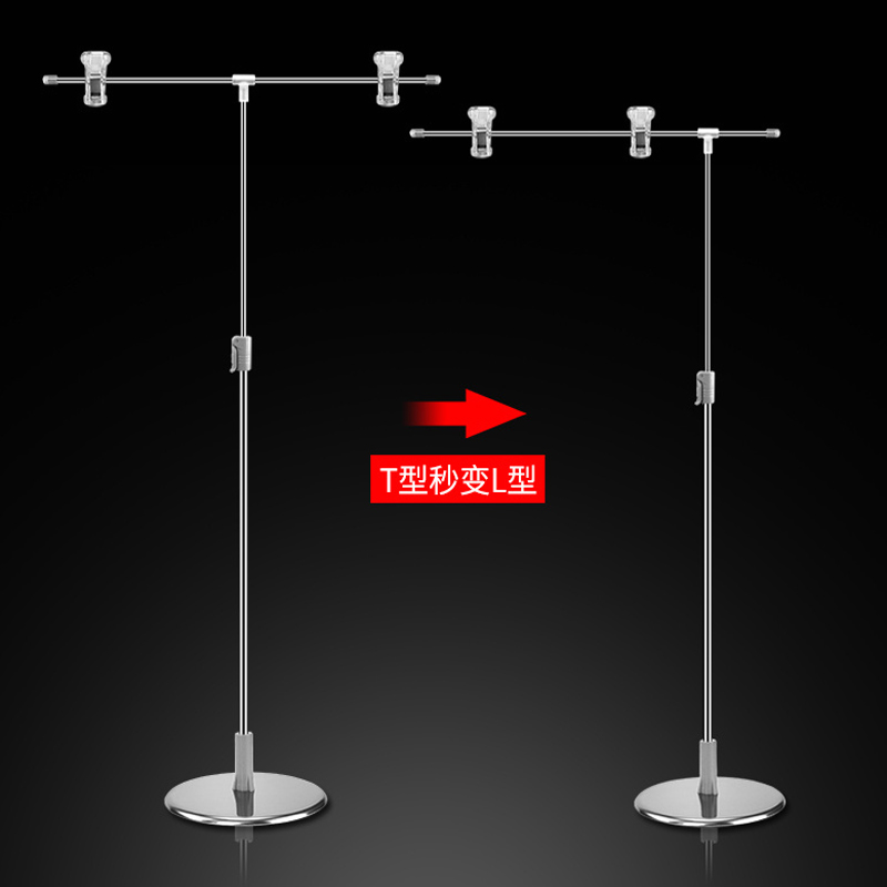 TMJ717 POP Tischdisplay Stand verstellbare Plakat-Plakat-Display Stand Boden Metall Promotion Stand