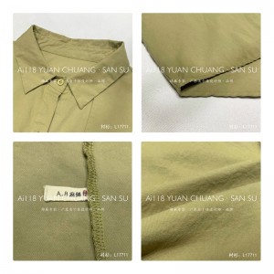 Loose-Fitting Design Minimalist Stylish Casual Solid color Stripped Überprüfte Oversize Custom 17711 Loose Shirt