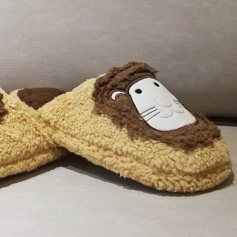 Plüsch niedlicher Lion Mule Slippers