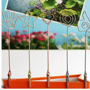 TMJ PP-543 Small Desktop Label Sign Holder Gold Brushed Stainless Steel Sign Display Zähler Preis Holder