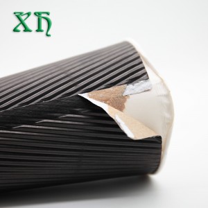 Biologisch abbaubare 12 Unzen Welligkeit Tapetenbecher für heißen Kaffee Großhandel Kaffeetassen