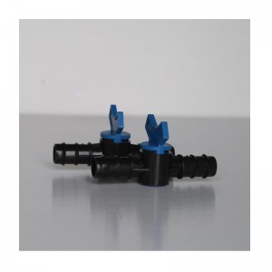 Eingebettetes Verbindungsventil für PE-Tropfenrohr