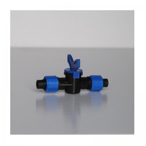 Eingebettetes Verbindungsventil für PE-Tropfenrohr