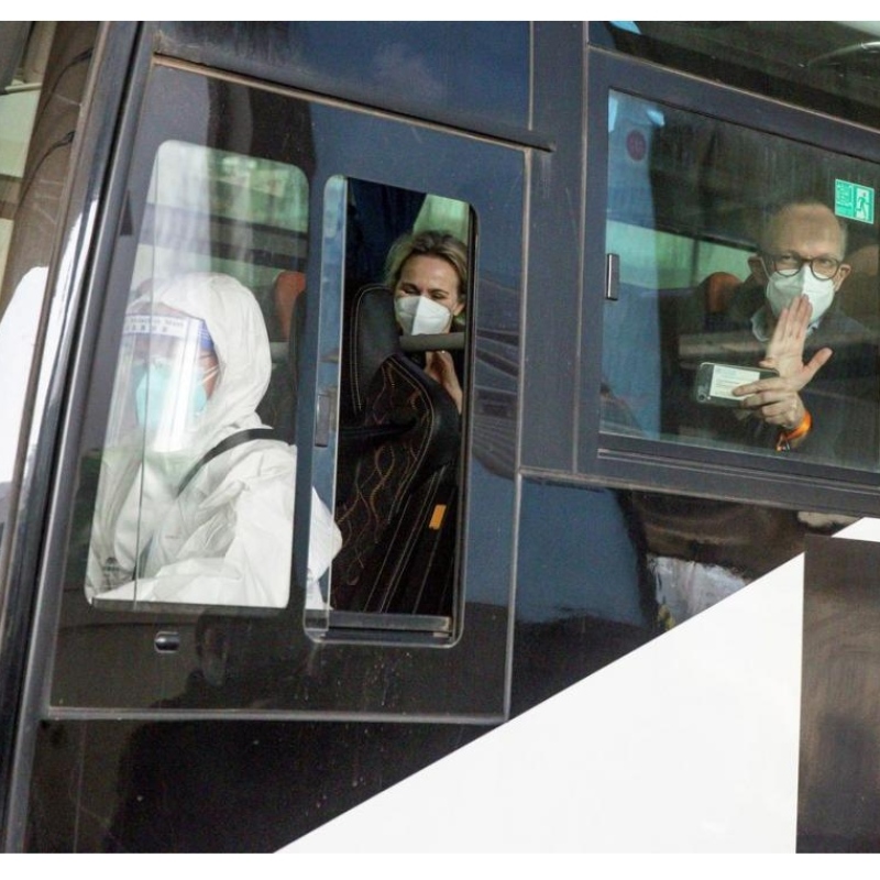 Welchen Team für Viren-Ursprungsverfolgung kommt in Wuhan an