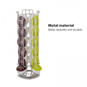 TMJ PP-581customized Eco-Friendly metal caffitaly coffee capsul Rack Küchenzubehör Halterung Kaffeeladen-Display-Stand