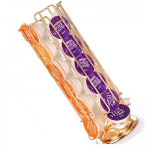 TMJ PP-582 360 Grad gedreht Metall Basis Kaffeebohnen Pods Station Kaffeekapsel Display Stand