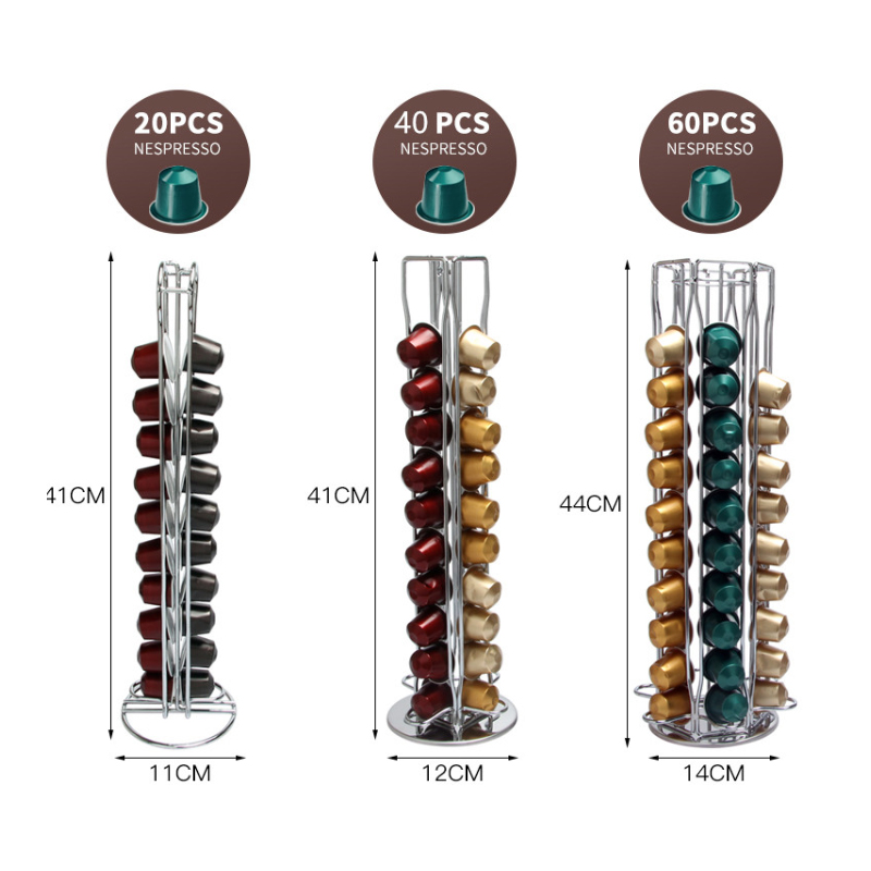 TMJ PP-583 Großhandel Nespresso Kaffee Kapsel Display Rack