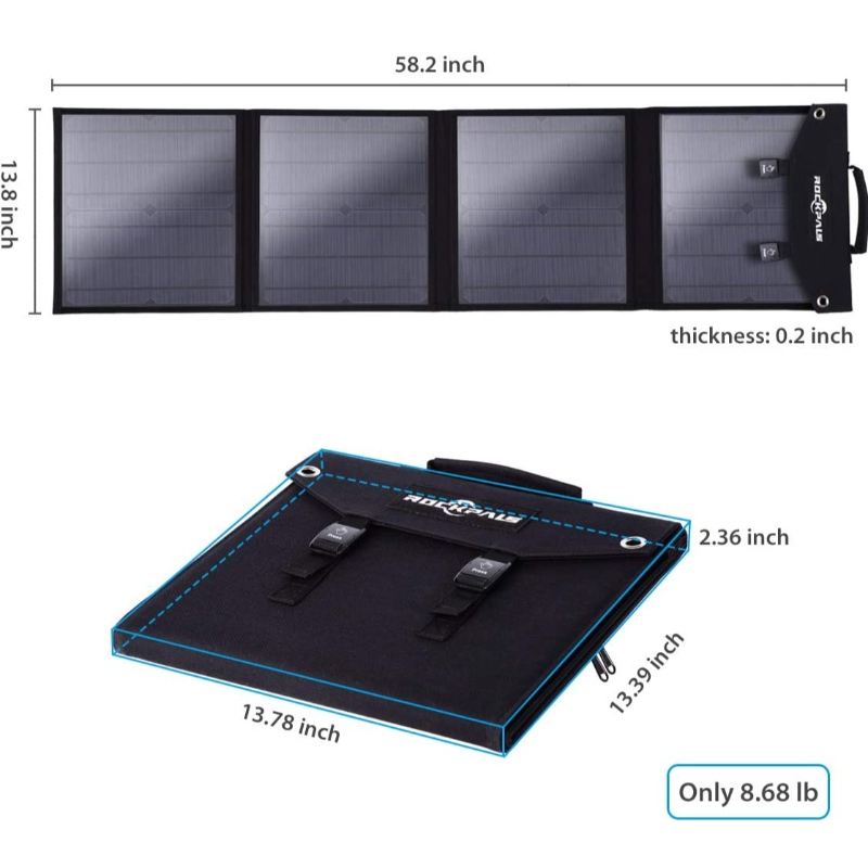 60W Solar Faltbeutel