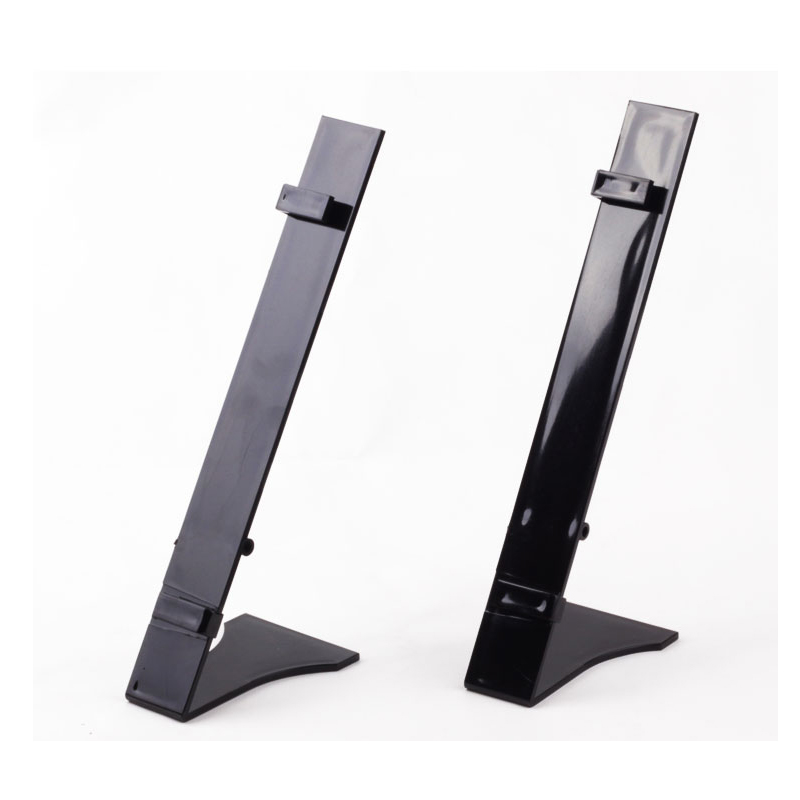TMJ PP-587 Klare Acrylic Single Watch Display Halter Curved Plastic Wrist Watch Display Stands