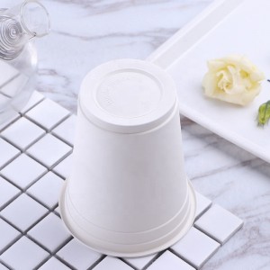 Benutzerdefiniertes Logo BPA-freie umweltfreundliche Kaffeetassen kompostierbare Einwegbecher Maisstärke biologisch abbaubare Tassen