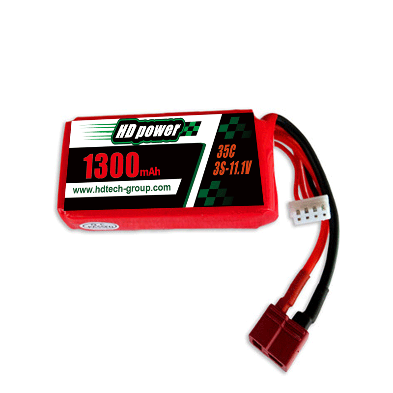 HD POWER 1300mAh 35C 3S 11.1V Lipobatterie