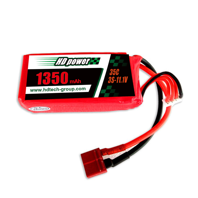 HD POWER 1350mAh 35C 3S 11.1V Lipoatterie