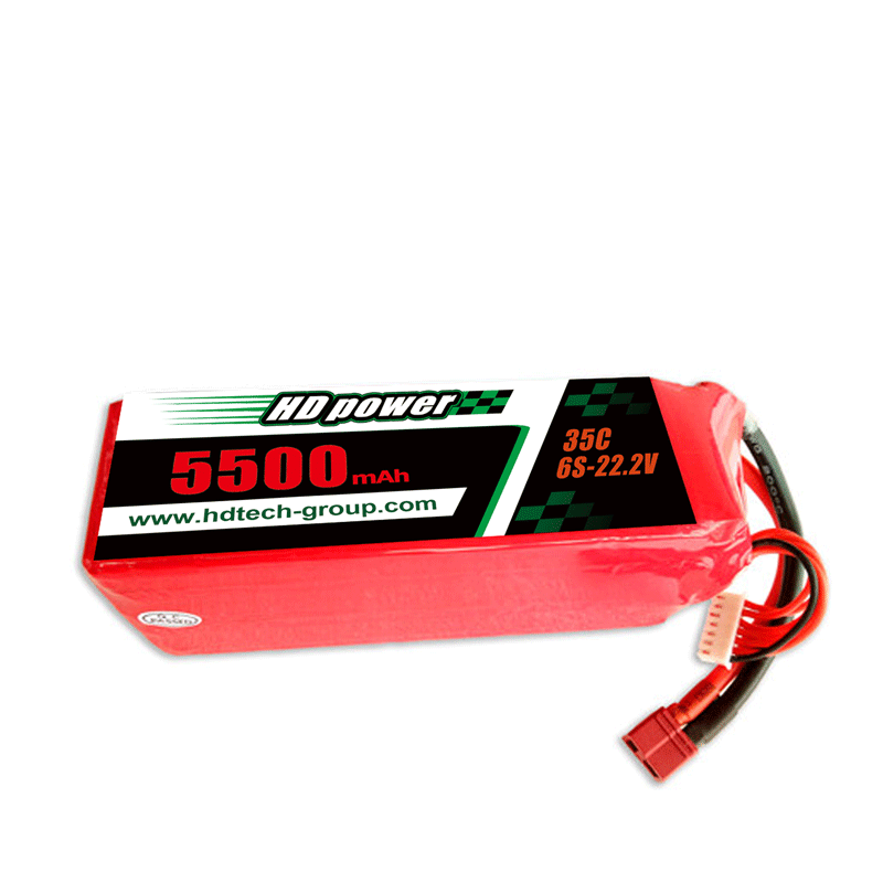 HD POWER 5500mAh 35C 6S 22,2V Lipobatterie