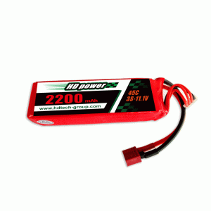 HD POWER 2200mAh 45C 3S 11.1V Lipobatterie