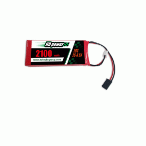 HD POWER 2100mAh 20C 2S 6.6V LiFe Batterie für Receiver&Transmitter