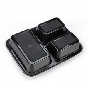 Einweg runde PP Kunststoff Lebensmittel Lieferung Behälter Behälter Kunststoff Lagerung Verpackung Lunch Box mit Deckel