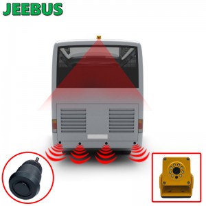 Auto Coach Bus Parking Radar Sensor Monitor System HD 1080P Reverse Camera mit 16 Sensoren Erkennung Blind Spot Vision Digital Warning Monitoring