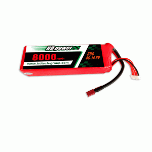 HD POWER 8000mAh 4S 35C 14.8V für UAV