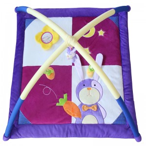 Quadratische Spielmatte - Kaninchen