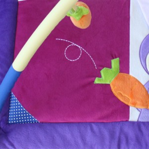 Quadratische Spielmatte - Kaninchen