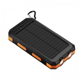 Einzigartiges Design Kompass wasserdichtes 8000mAh mobiles Solarstrom-Ladegerät