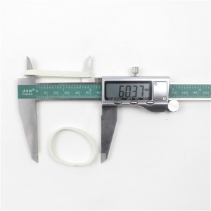 Anpassbarer Durchmesser 38 mm weiß verbreitertes Gummiband mit hoher Elastizität und Alterungsbeständigkeit für den Direktvertrieb von Bürokultur- und Bildungsfabriken