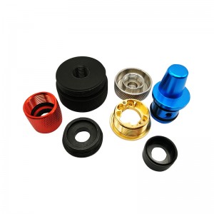 Werksspezifische Bearbeitung von Aluminium eloxiert und Edelstahlteilen