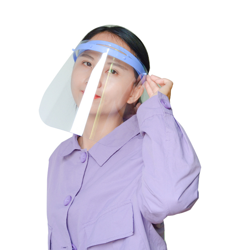 0,25 mm Anti Splash Wiederverwendbares Dental Visier Klar verstellbarer Gesichtsschutz Zum Verkauf