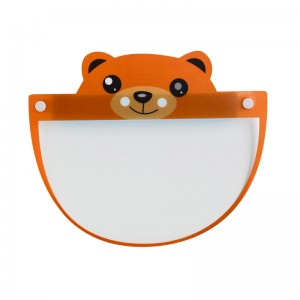 OEM Großhandel Fashion Safety Reusable Clear Plastic Kids Face Shield